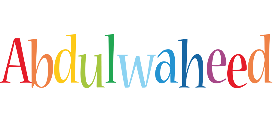 Abdulwaheed birthday logo