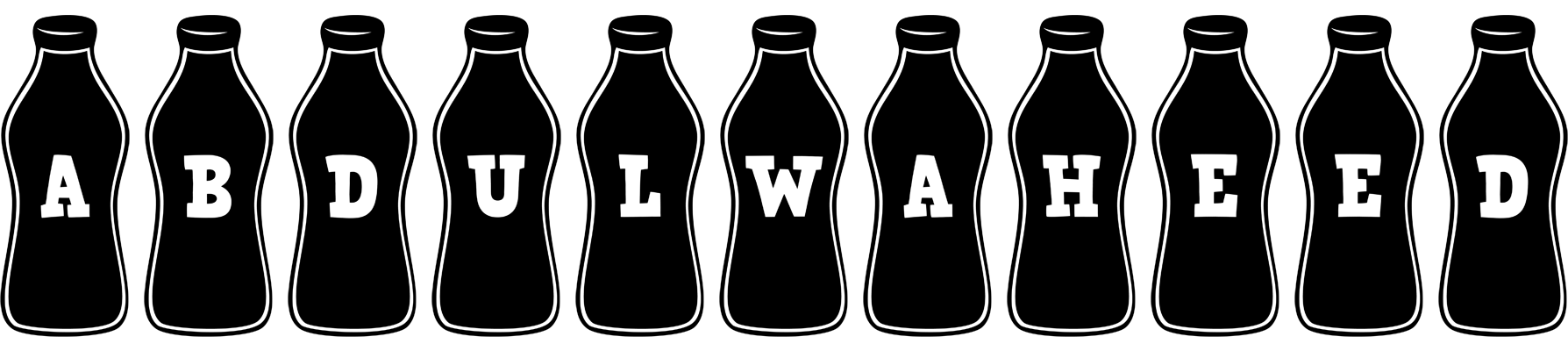Abdulwaheed bottle logo