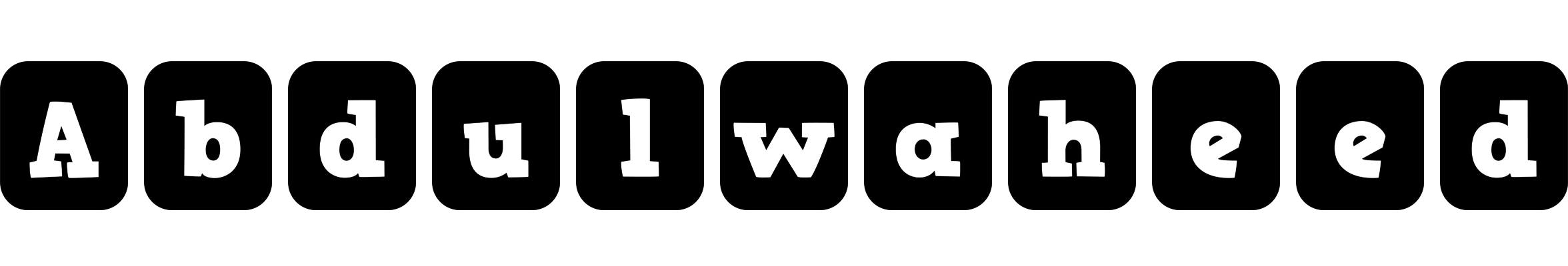 Abdulwaheed box logo