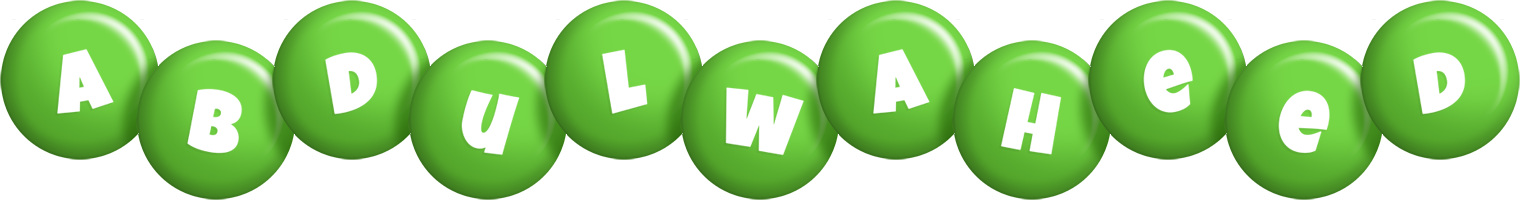 Abdulwaheed candy-green logo