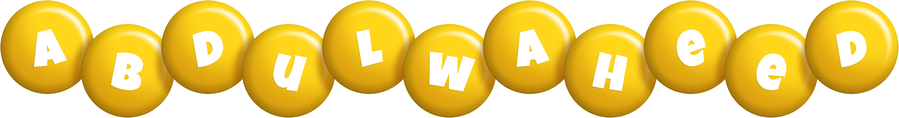 Abdulwaheed candy-yellow logo