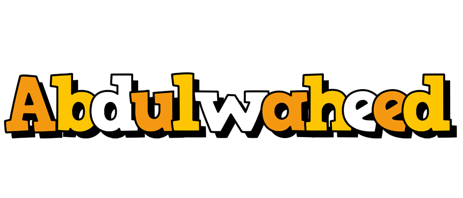 Abdulwaheed cartoon logo