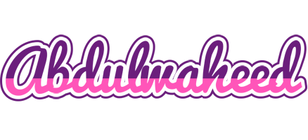 Abdulwaheed cheerful logo