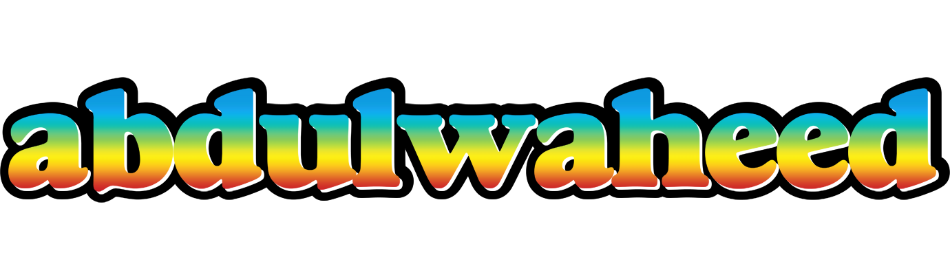 Abdulwaheed color logo