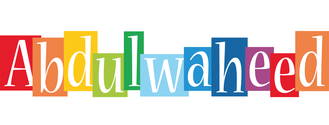 Abdulwaheed colors logo