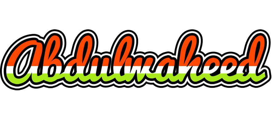 Abdulwaheed exotic logo