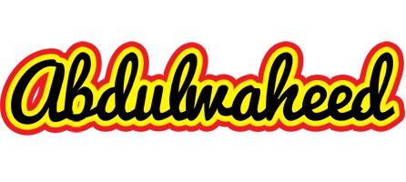 Abdulwaheed flaming logo