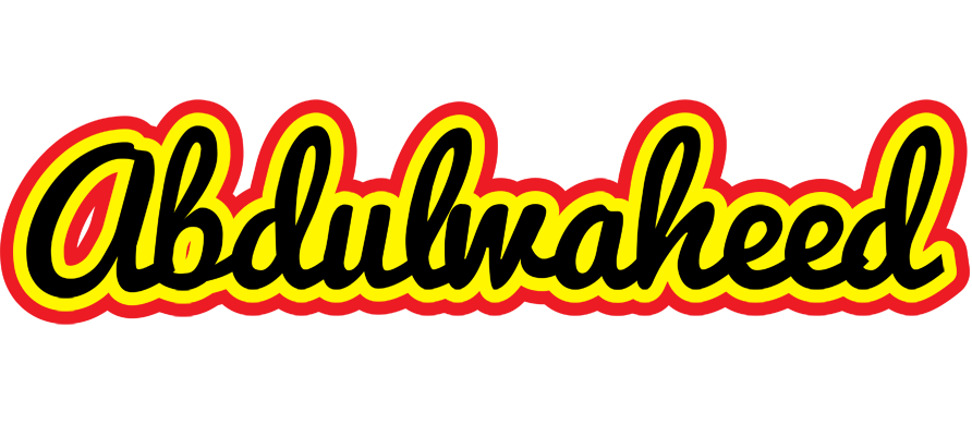 Abdulwaheed flaming logo