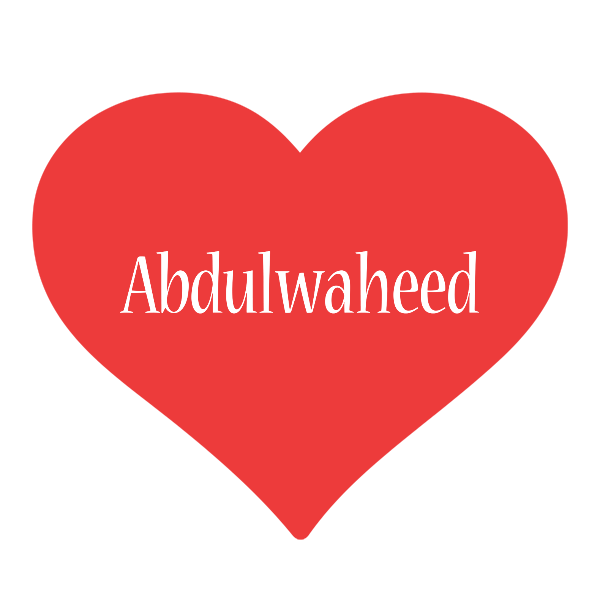 Abdulwaheed love logo
