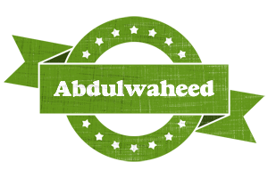 Abdulwaheed natural logo