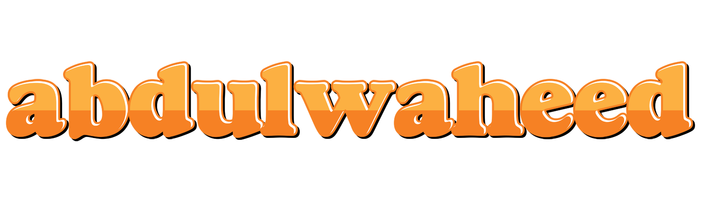 Abdulwaheed orange logo