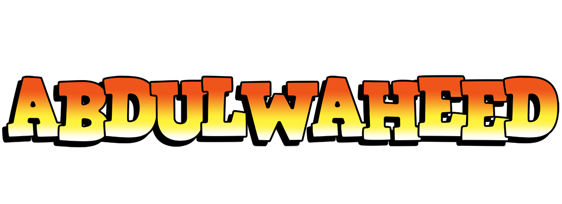 Abdulwaheed sunset logo