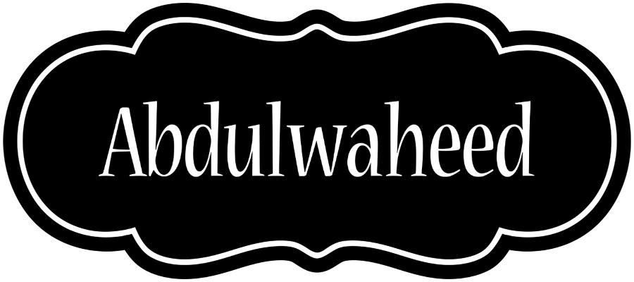 Abdulwaheed welcome logo