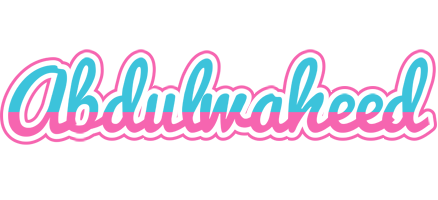 Abdulwaheed woman logo