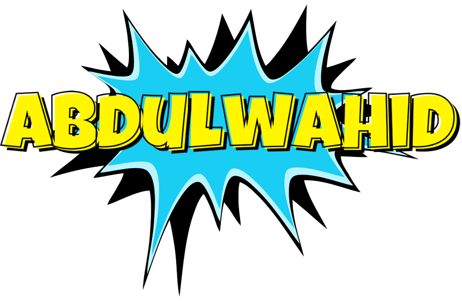 Abdulwahid amazing logo