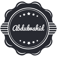 Abdulwahid badge logo