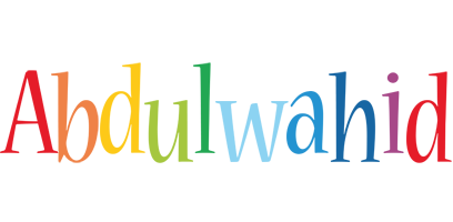 Abdulwahid birthday logo