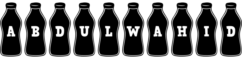 Abdulwahid bottle logo