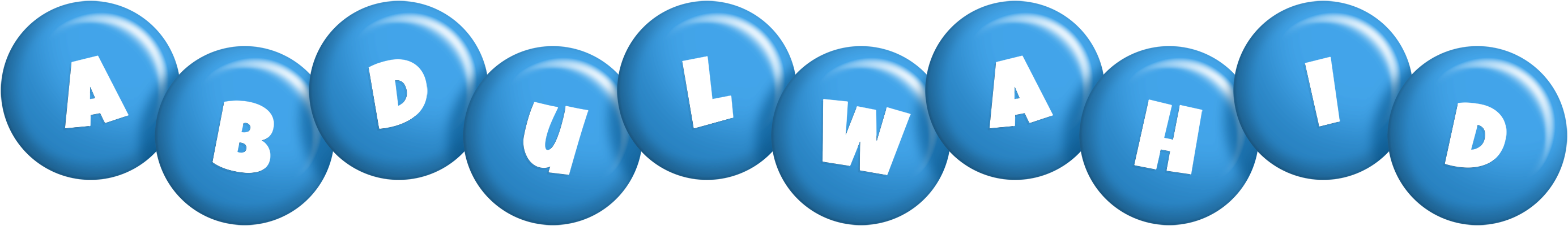 Abdulwahid candy-blue logo
