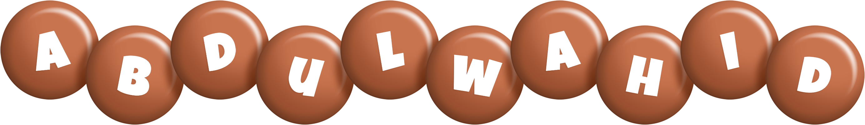Abdulwahid candy-brown logo