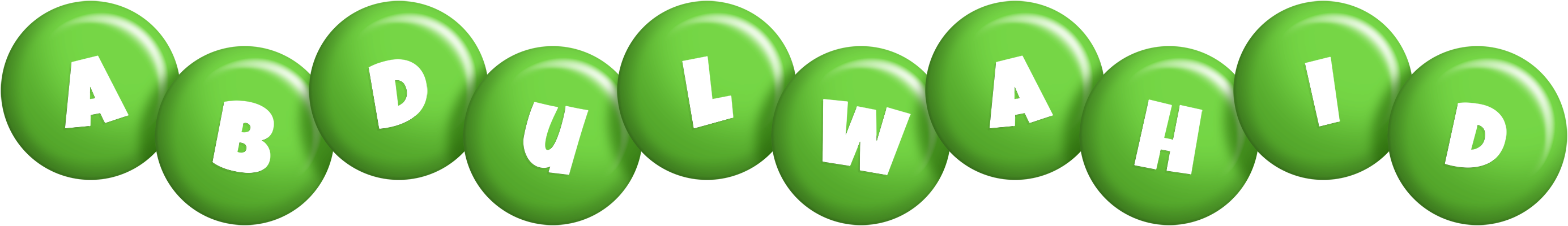 Abdulwahid candy-green logo
