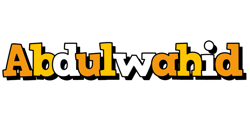 Abdulwahid cartoon logo
