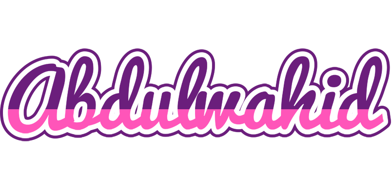 Abdulwahid cheerful logo