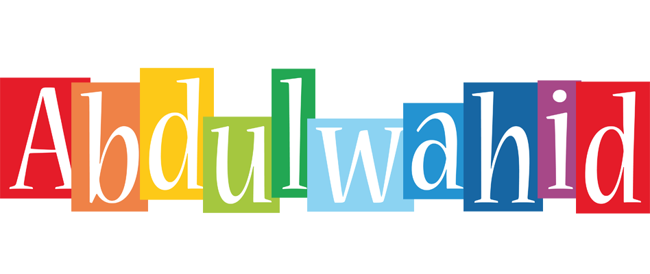 Abdulwahid colors logo