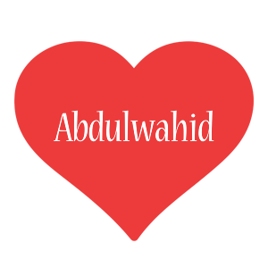 Abdulwahid love logo