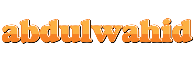 Abdulwahid orange logo