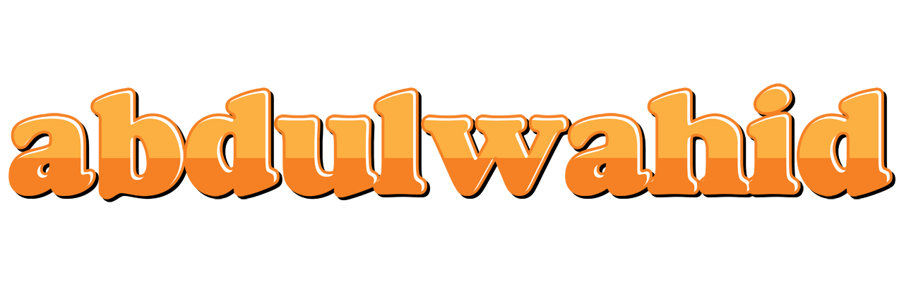 Abdulwahid orange logo