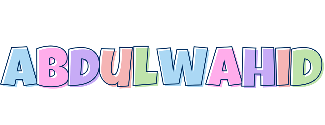 Abdulwahid pastel logo