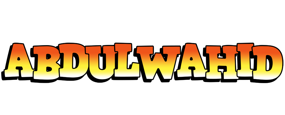 Abdulwahid sunset logo
