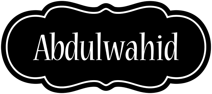 Abdulwahid welcome logo