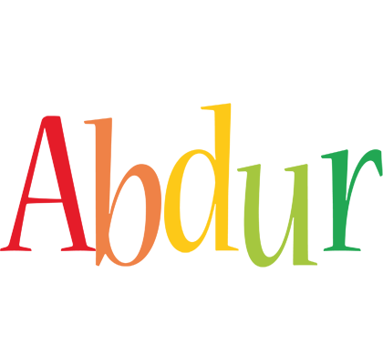 Abdur birthday logo