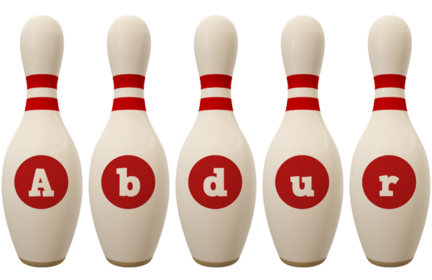 Abdur bowling-pin logo