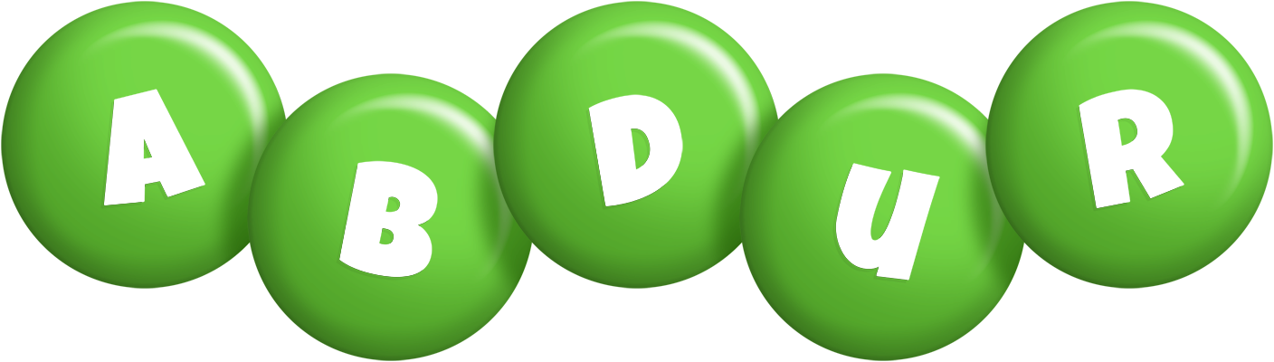 Abdur candy-green logo