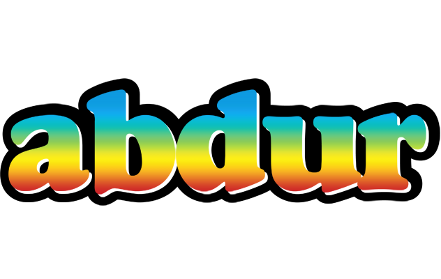 Abdur color logo