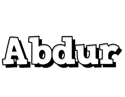 Abdur snowing logo