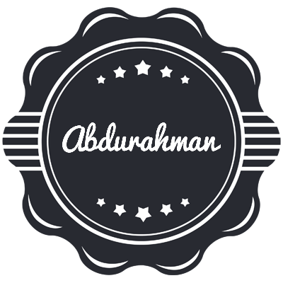 Abdurahman badge logo