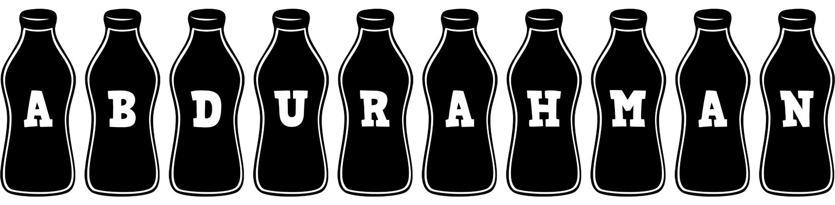 Abdurahman bottle logo