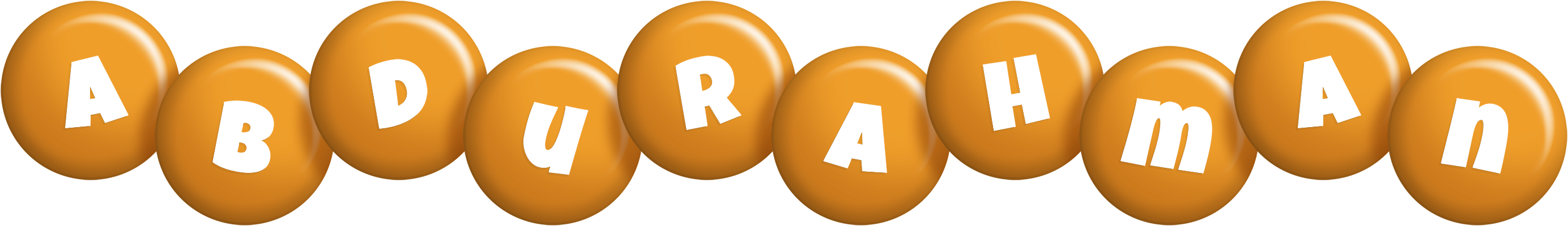 Abdurahman candy-orange logo