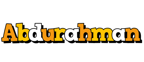 Abdurahman cartoon logo