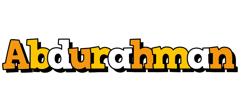 Abdurahman cartoon logo