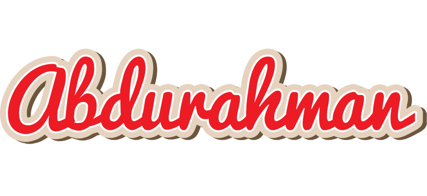 Abdurahman chocolate logo