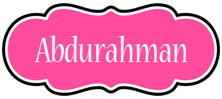 Abdurahman invitation logo