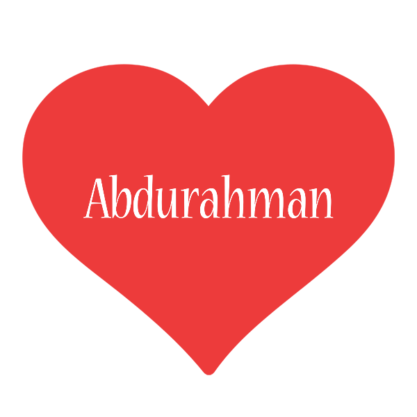 Abdurahman love logo