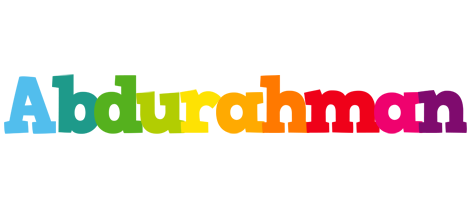 Abdurahman rainbows logo