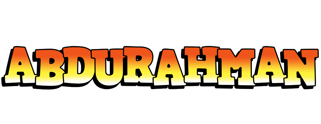 Abdurahman sunset logo