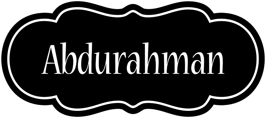 Abdurahman welcome logo